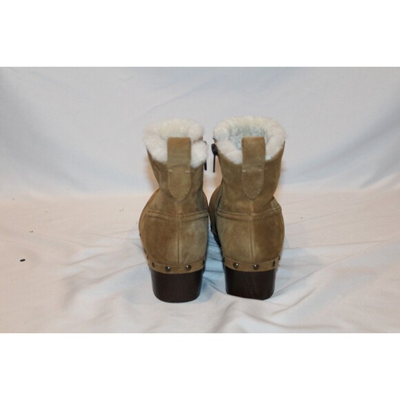 Madewell Women 5.5 Marceline Clog‎ Boots Shearling Brown Suede Leather NEW! $258 - Picture 7 of 11